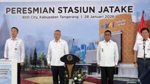 Menhub dan Gubernur Banten Resmikan Stasiun Jatake, Dorong Pertumbuhan Ekonomi Tangerang