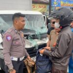 Pikap Tabrak Motor dan Truk di Bogor, Sopir Terluka Parah dan Dibawa ke RS