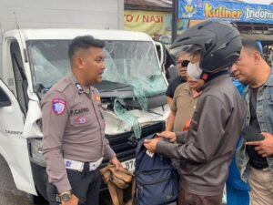 Pikap Tabrak Motor dan Truk di Bogor, Sopir Terluka Parah dan Dibawa ke RS