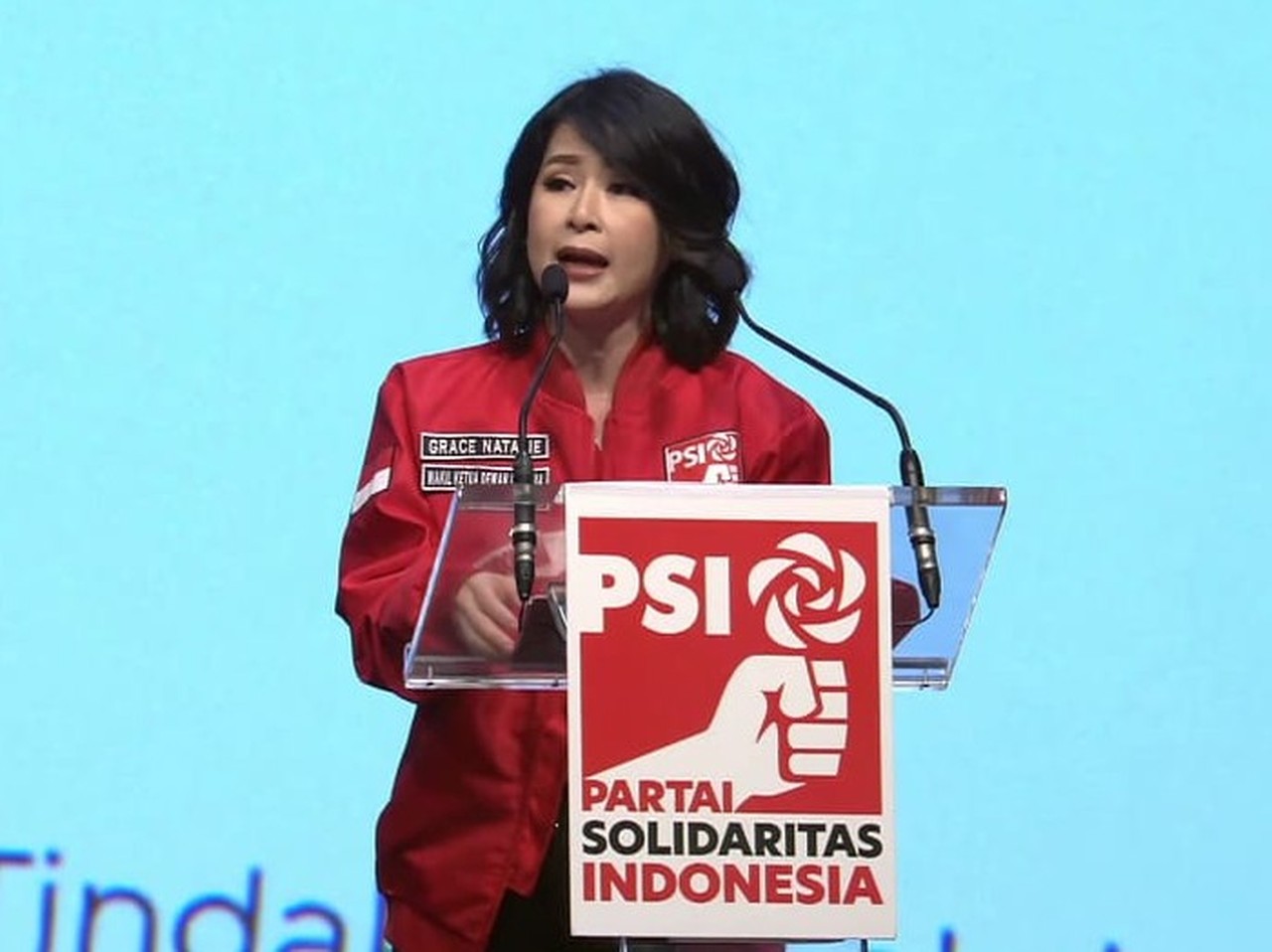 Grace Natalie Tegaskan Polri di Bawah Presiden Pilihan Paling Demokratis Grace Natalie Tegaskan Polri di Bawah Presiden Pilihan Paling Demokratis