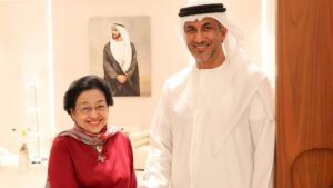 Megawati Tiba di Abu Dhabi, Disambut Menteri UEA Bahas Bung Karno dan Keluarga