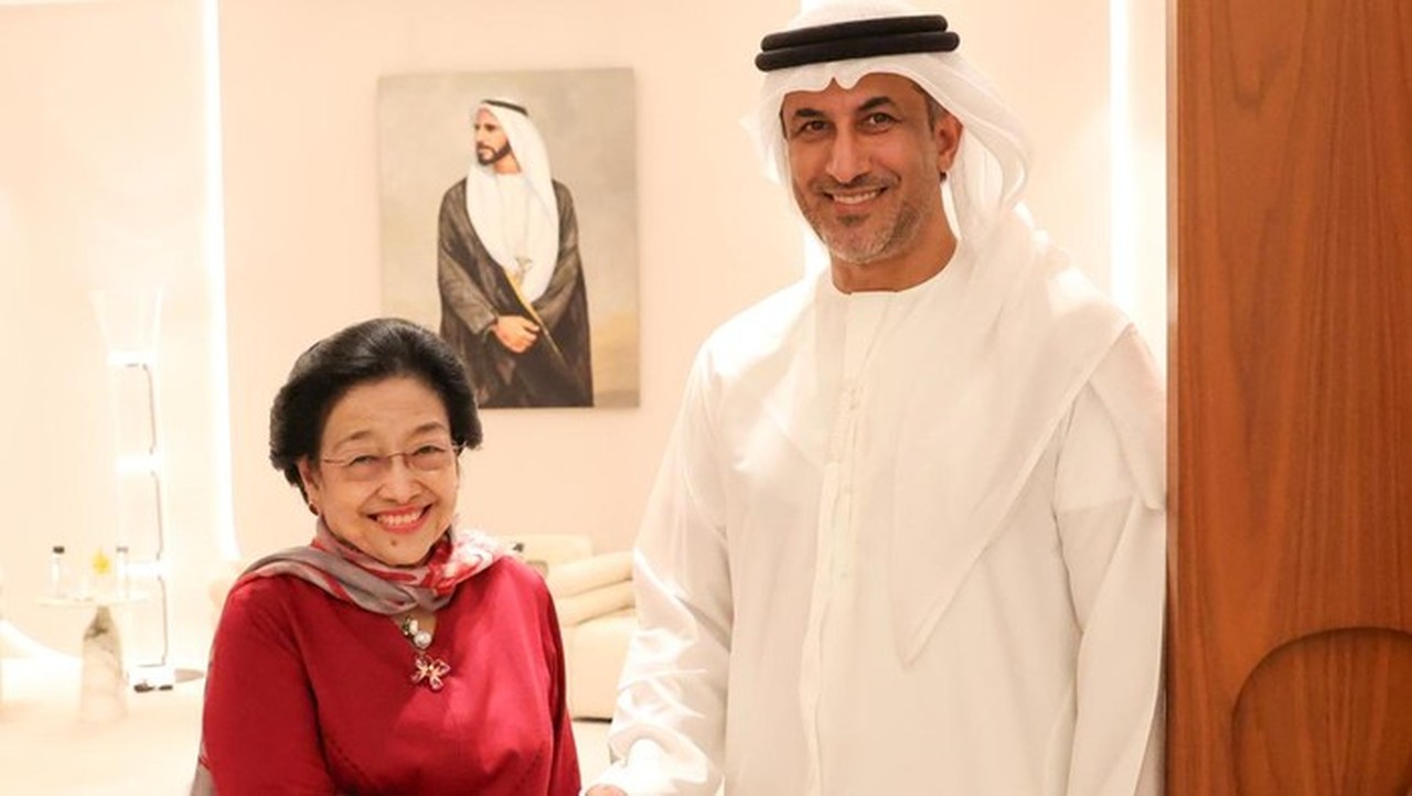 Megawati Tiba di Abu Dhabi, Disambut Menteri UEA Bahas Bung Karno dan Keluarga