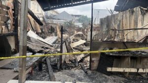 Gudang Dekorasi dan Ruko Tekstil di Cipadu Tangsel Ludes Terbakar, Dugaan Korsleting Listrik